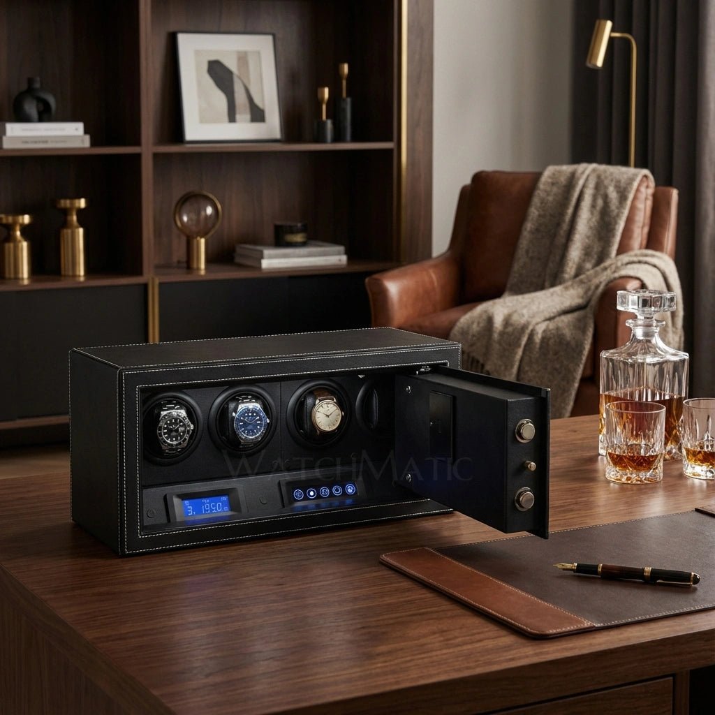 WatchMatic Iron Shield Series - Watch Winder Safe Box - WatchMatic