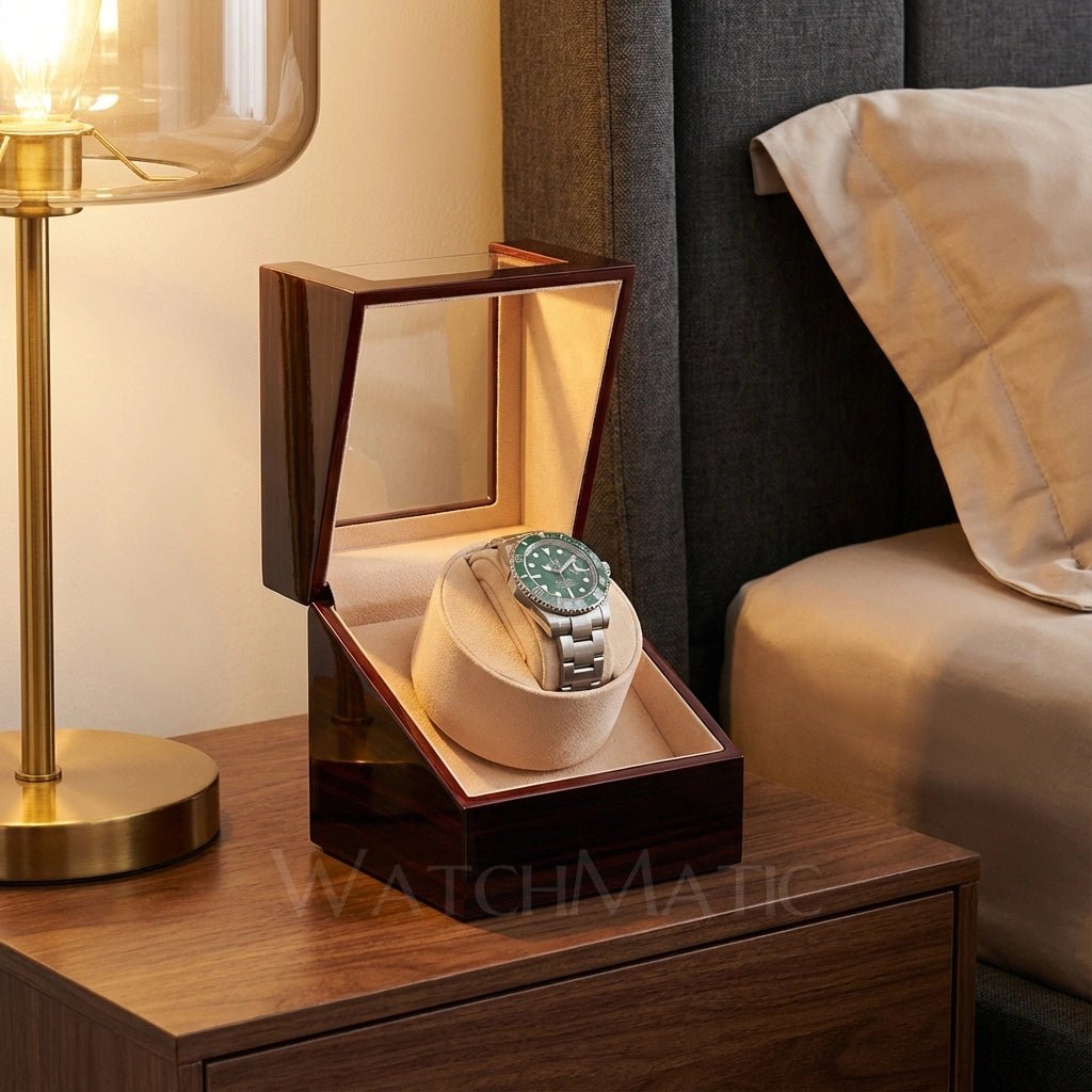 WATCHMATIC Solo Single Watch Winder 14:350686M11052 - WatchMatic